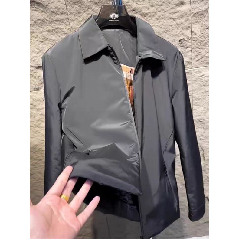 (网图)翻领夹克外套棉服百搭高级感舒适轻奢外套313B-JK5623-P100,男装夹克,星座313B