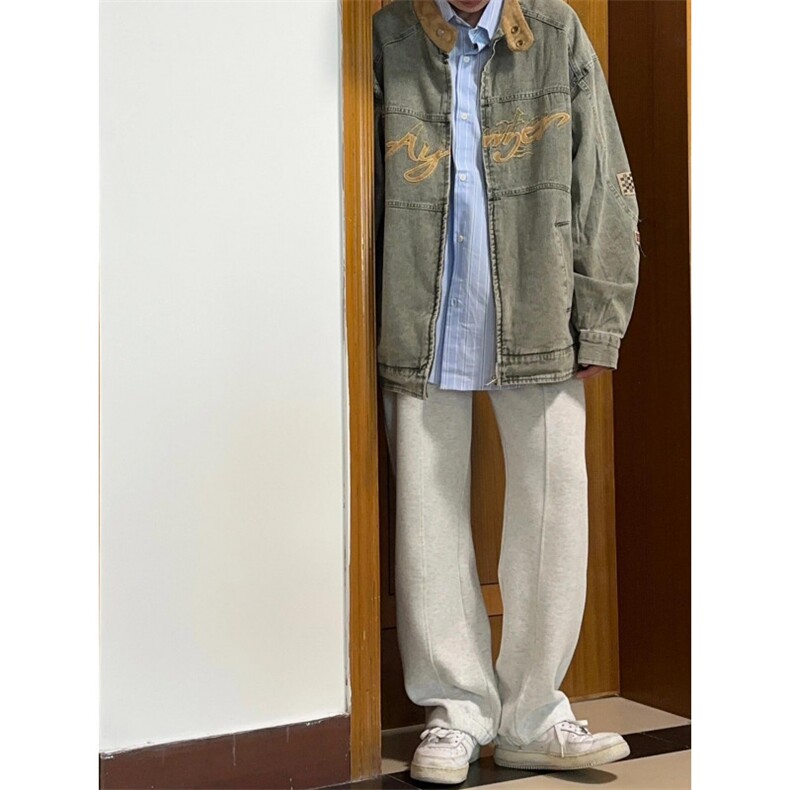 【有货】cleanfit刺绣牛仔外套男高级感痞帅夹克JK8635LL-特P85,男装夹克,星座1007（原301D）