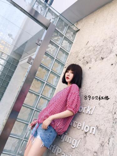 现货，格子上衣,女装,ZYDZ在依店主