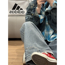 【有货】美式复古水洗蓝色牛仔外套男春秋短款夹克W353LL-特P75，男装夹克，星座1007（原301D）