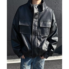 冬季2024新款棉衣外套男宽松保暖羊羔毛皮毛一体棉服MF302-P103，男装棉衣，星座412-2