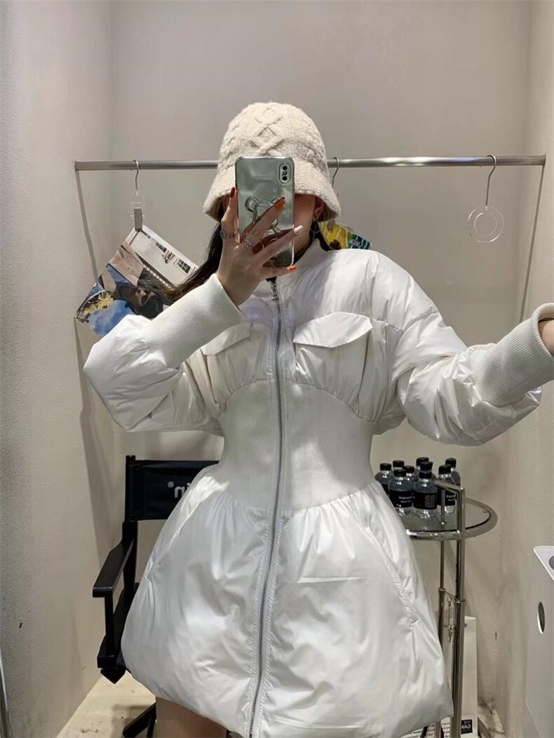 烽腰羽绒服，女装羽绒服，Queena PHoebe