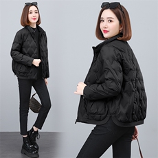时尚气质休闲短款翻领羽绒服女冬装新款保暖外套，女装羽绒服，依恋蒂丝