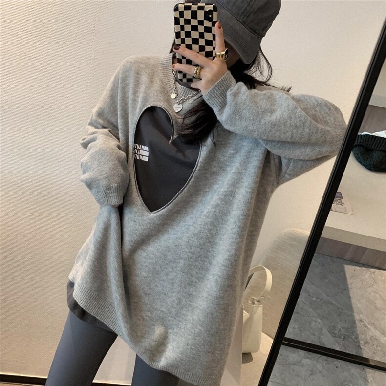 镂空爱心针织，其它，XTZ style