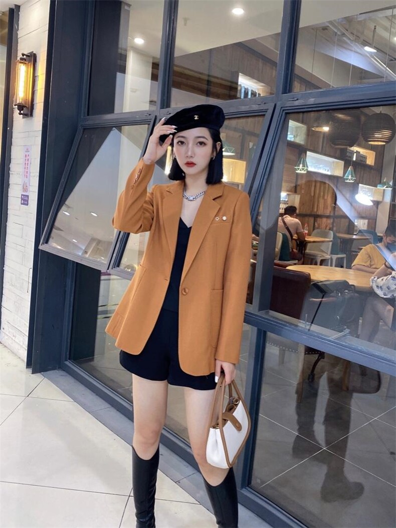 【现货】2021秋季欧版西装精纺TR面料系列款88010，女装西装，蓝典