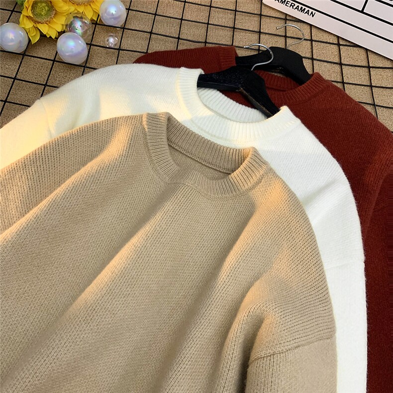 毛毯新款百搭圆领毛衣针织衫A247-M800常规特批35加绒特批50控78,男装针织衫/毛衣,电商A247
