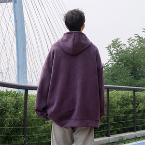 2025秋季男潮流休闲wljp7829 卫衣连帽麂皮绒 特p45 控79图片