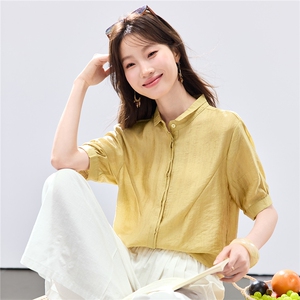 现货2026夏装新款修身透气舒适气质上衣女士衬衣图片