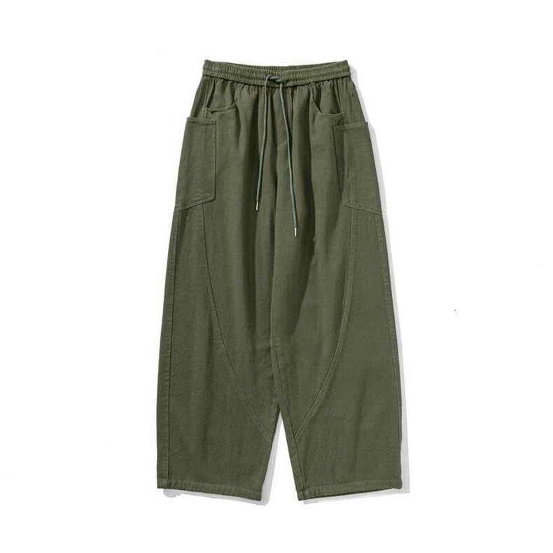 春夏大码日系复古工装休闲裤哈伦阔腿裤美式休闲潮男女K276/P70,男装休闲裤,电商A221A