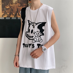 夏季港风宽松青少年休闲背心TC1114-P25图片
