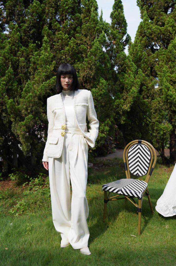 法式编织大金属扣小香风外套……，其它，GN