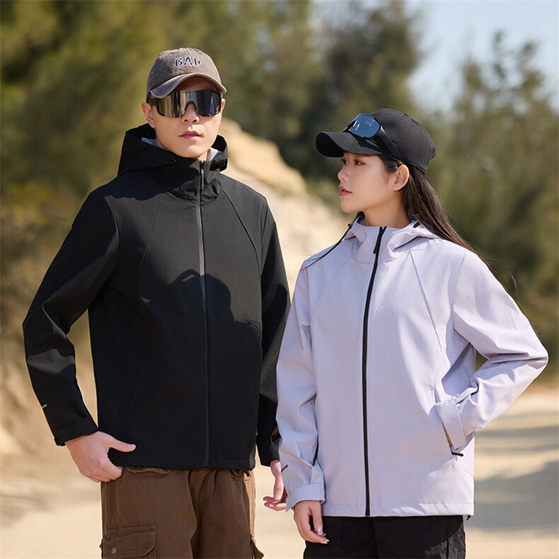 新款情侣轻质冲锋衣时尚百搭，男装衬衫，玖雅羊绒