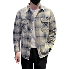 新款社会小伙秋冬男加厚寸衫型夹克男店主棉外套JK827-P68控98，男装夹克，星座301B-1