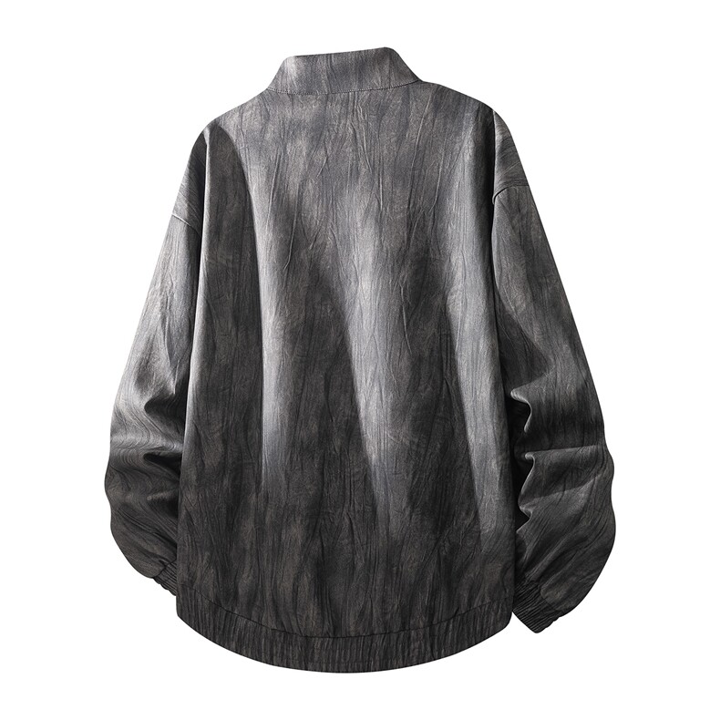 立领皮衣男飞行员皮夹克机车风大码外套JK2122-P80大码元,男装夹克,星座210-1