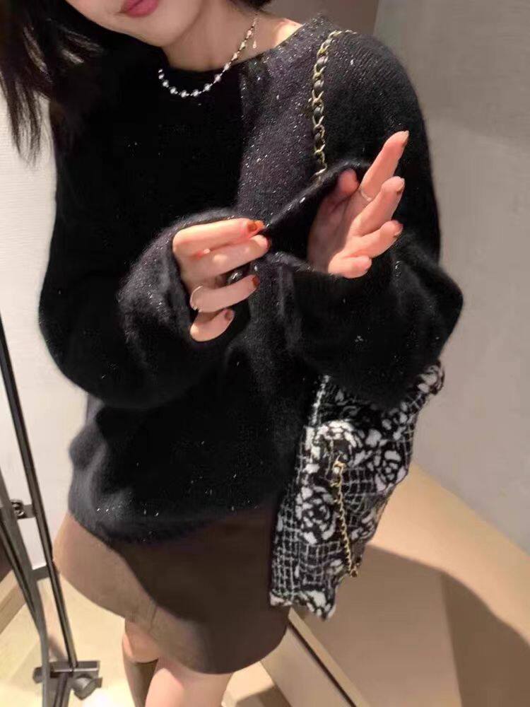 新年红三股加厚羊毛衫，女装针织衫/毛衣，胜酷羊绒