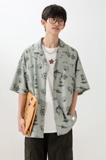 特P28无差价新款夏季时尚百搭衬衫-HC2208无影墙现货1，男装衬衫，电商A003