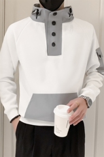 卫衣男2025新款秋季潮牌立领连帽春装上衣外套A313-1-6126-P88，女装短外套，电商A313-1