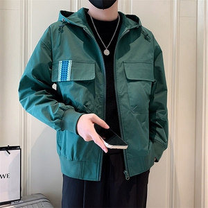 23年春秋季冲锋衣夹克男潮牌宽松登山服外套图片