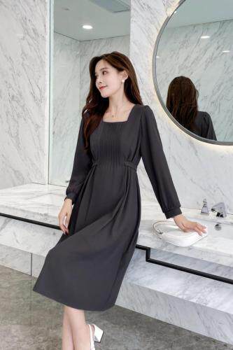 现货秋冬连衣裙，女装连衣裙，蒙娜迪妮