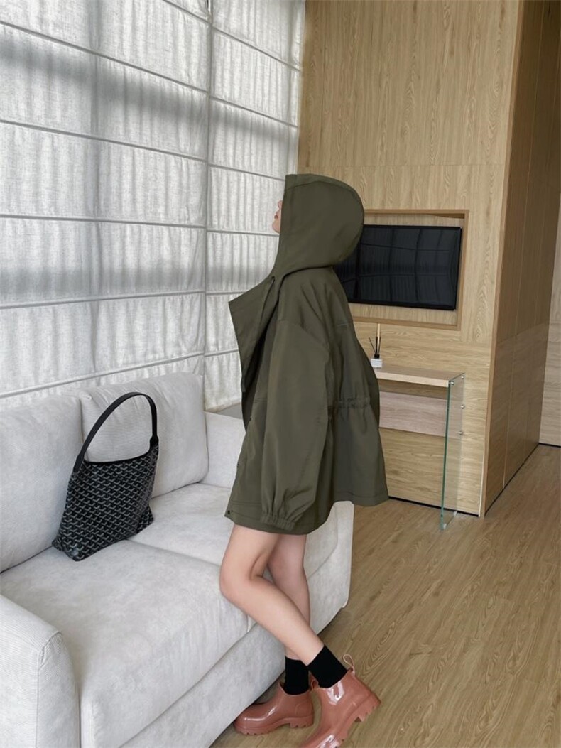 风衣，女装风衣，mo cha dan