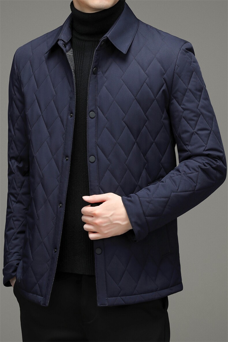 纯色棉衣男2023冬季中年男士休闲棉服爸爸冬装外套YYM2160-P210,男装棉衣,电商B212（原钱塘6029）