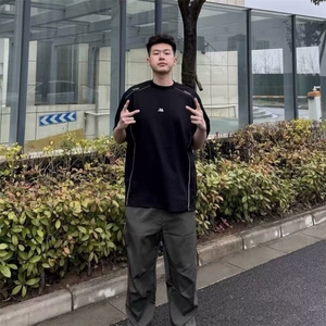 美式短袖T恤女夏季新款设计感休闲宽松圆领半袖上衣潮JTA02-P40图片