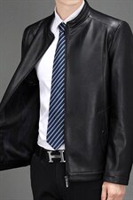 夹克男外套春季新款皮衣男士翻领青年皮夹克韩版潮流休闲百搭男装,男装皮衣,电商B212（原钱塘6029）