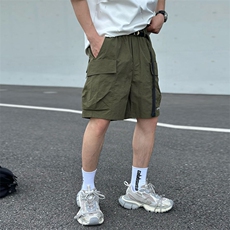 大口袋美式机能工装短裤男宽松运动休闲裤A329-K951-P48，男装休闲裤，电商A329