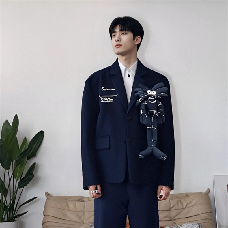 西装M-2XL货号2155Y-P110控138；西裤M-2XL货号2155K-P65控85,男装西服套装,星座112A