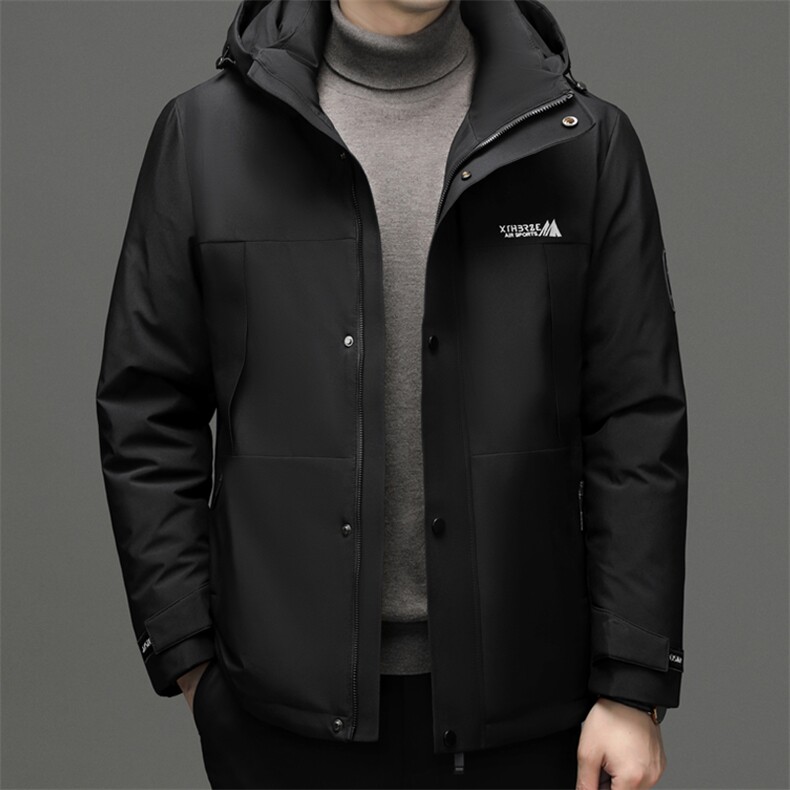 羽绒服男士新款秋冬季宽松休闲中青年保暖连帽外套FF9776-P290,男装羽绒服,星座1105-3