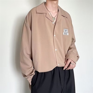 2023衬衫男长袖帅秋夏装港风衬衣潮流高级感很仙的上衣CY495-P36图片