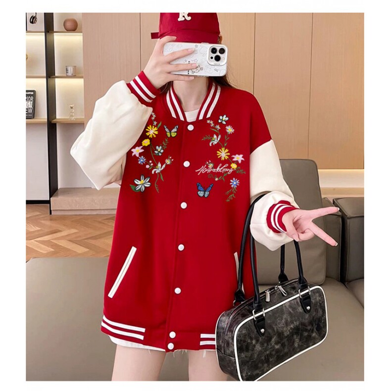 J9930-P70美式嘻哈高质量刺绣宽松潮牌棒球服夹克,男装夹克,星座617A-2