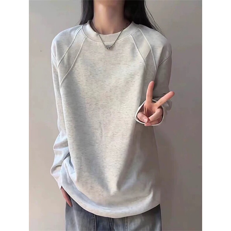 XZ809A/FK06/特P17270克华棉亨利领长袖T恤卫衣,男装T恤,星座809A(原222-1)