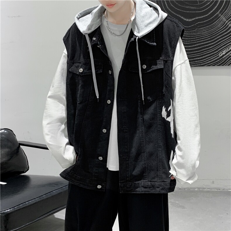 JK216-p58-限价78现货港风大码牛仔ins外套cityboy,女装短外套,星座116