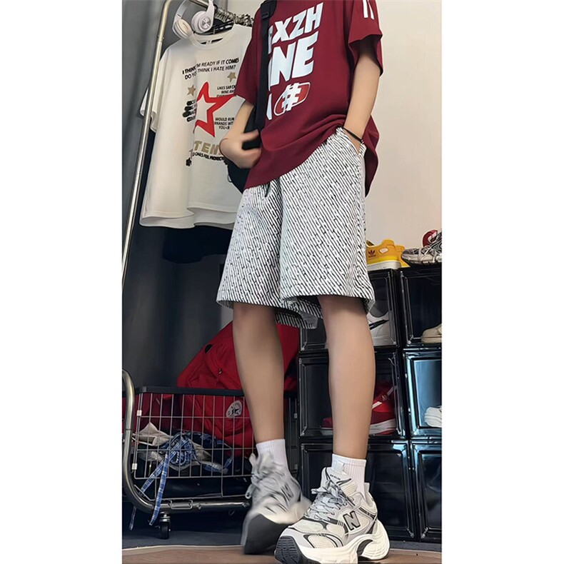 夏季美式高街cleanfi休闲运动五分短裤货号DK25152特P25,男装休闲裤,电商A063
