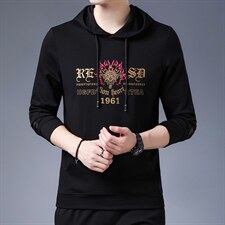 2023新款卫衣男士上衣针织衫长袖T恤P85，男装针织衫/毛衣，电商D223-1