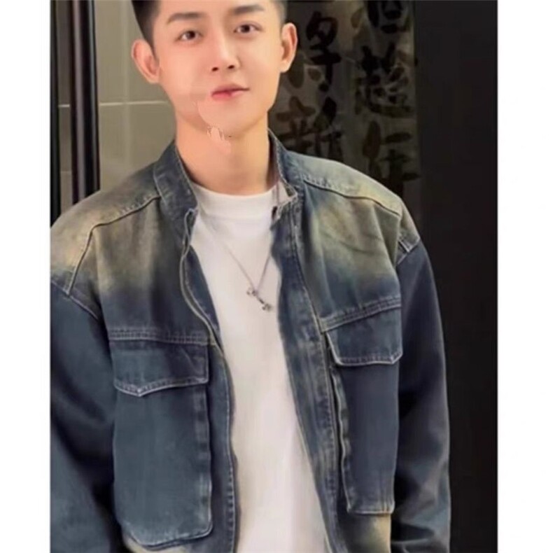 1506-1/J30151/P79男春秋宽松大码300斤cleanfit潮牌夹克,男装夹克,星座1506-1