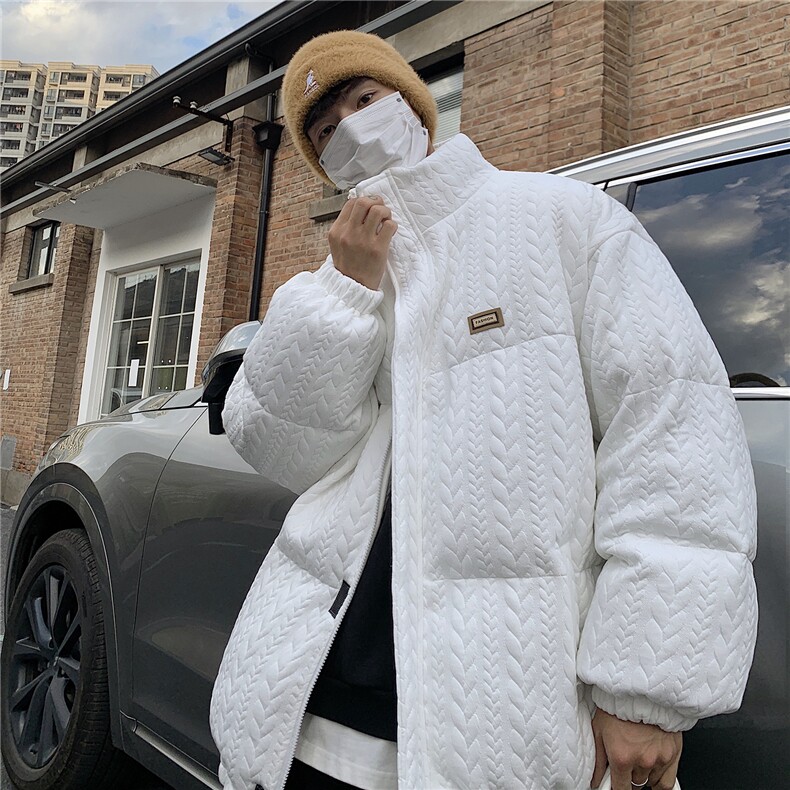 高品质面料直播 超保暖棉服外套宽松情侣棉衣 潮 G1040 P138男图片