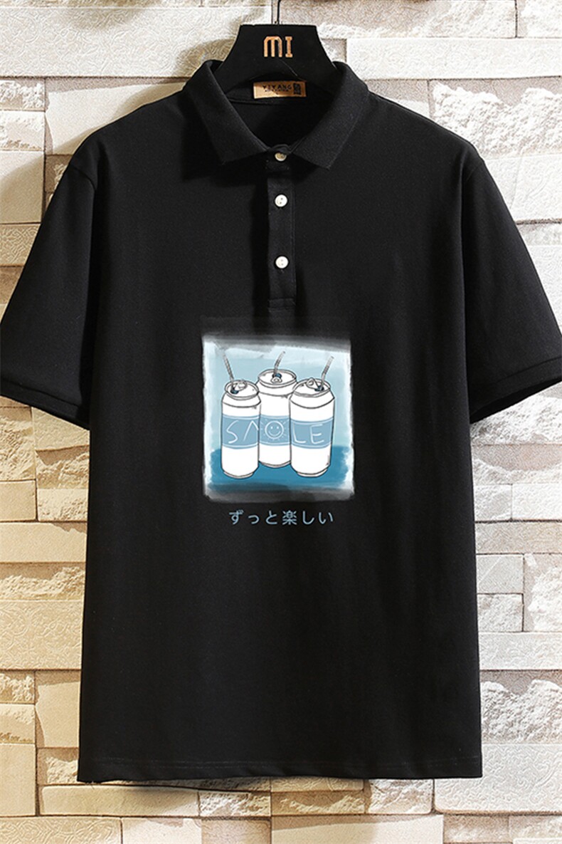 PL57148-P35翻领短袖polo衫男大码胖子半袖t恤男有领保罗衫,男装Polo衫,电商A040A