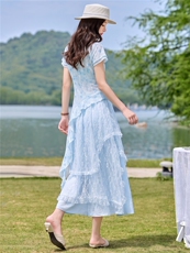 2026年夏季时尚潮流优雅浪漫三件套裤，女装套装/套裙，江南富贵女