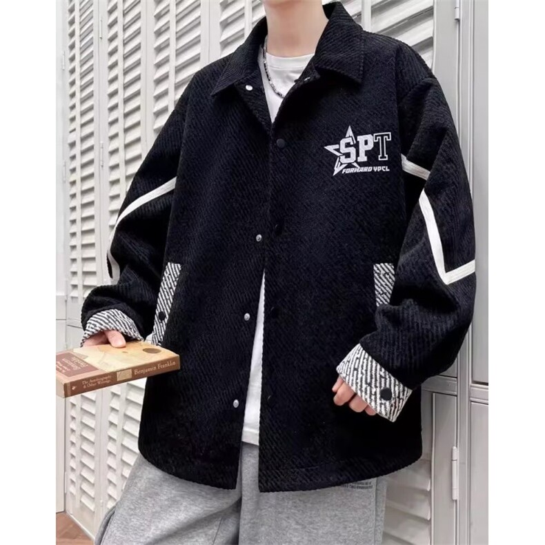 网络图现货新款男士连帽港风时尚潮流学生百搭宽松外套JW908-P78,女装短外套,星座715-7
