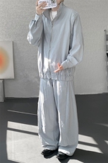 春秋男士韩系设计款牛仔割洞提花重工水洗长袖外套上衣P78，男装工装外套，电商B319