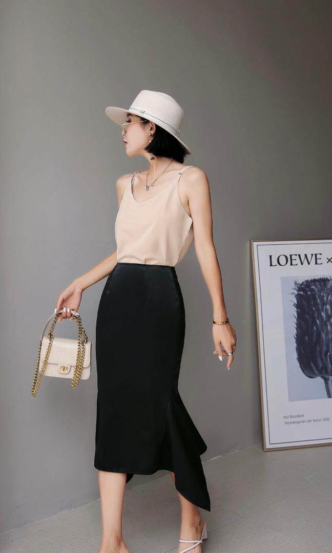 不规则气质鱼尾裙，女装，盛歌玛