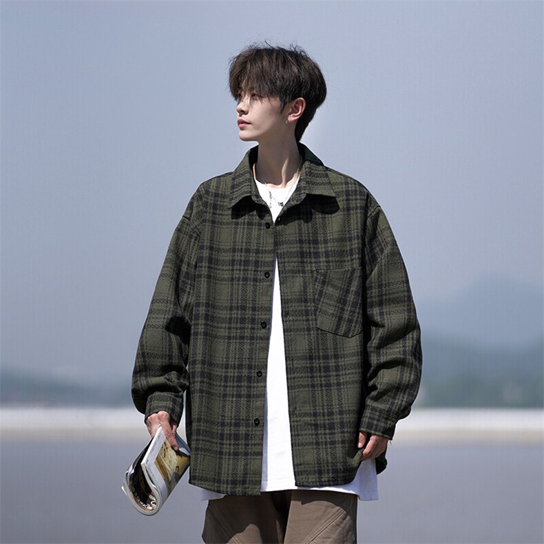 C777-P60M-6XL春季新款大码宽松小香风衬衫外套,男装衬衫,星座109