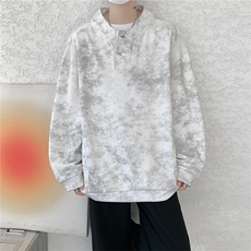 WY10175特P42现货春季新款螺纹拼接高质量连帽大码卫衣上衣男，男装卫衣，电商A059