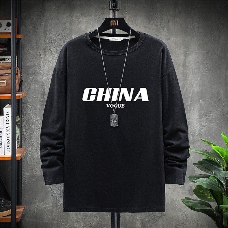 TX3001-P28纯长袖t恤男大码圆领打底衫体恤展架,男装T恤,电商A040A