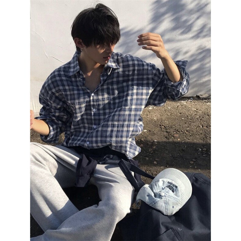 港风潮牌新款宽松复古青少年休闲衬衣外套-CS385-网络图,男装衬衫,星座1002-2
