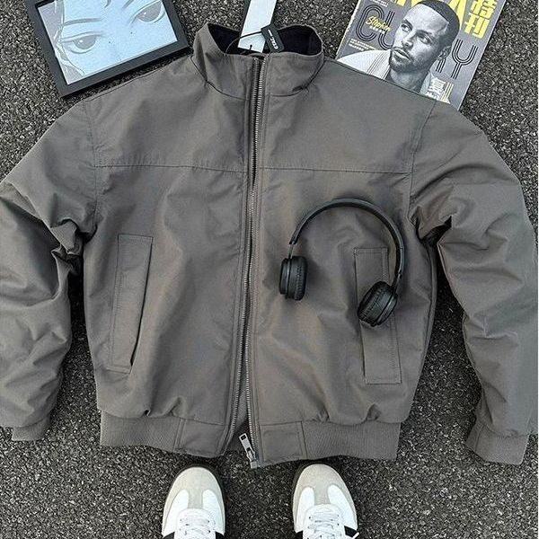 美式飞行夹克男痞帅硬汉外套廓形立领棒球服1001-1-F217-P58,男装夹克,星座1001-1