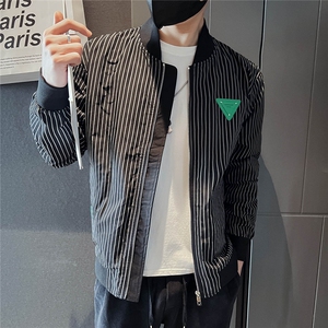 312A-8008-P115  2025春装社会小伙夹克外套男休闲潮流韩版上衣B图片