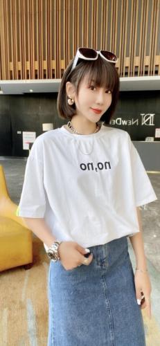 夏装新款韩版女装短袖T恤,女装T恤,简蔻